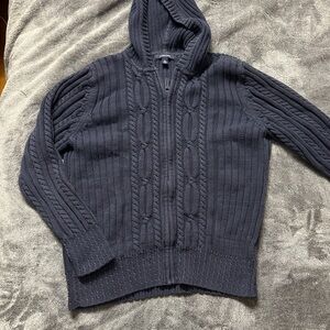 Lands' End Women's Navy V-Neck Sweater